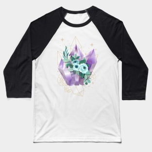 Crystal Magic Amethyst Baseball T-Shirt